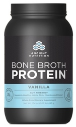 Ancient Nutrition Bone Broth Protein Vanilla 40 Servings Powder