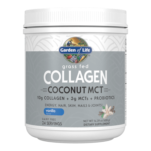 Garden of Life Collagen Coconut MCT Vanilla 24 Servings Powder