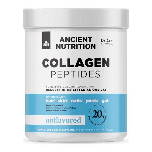 Ancient Nutrition Collagen Peptides Unflavored 28 Servings Powder