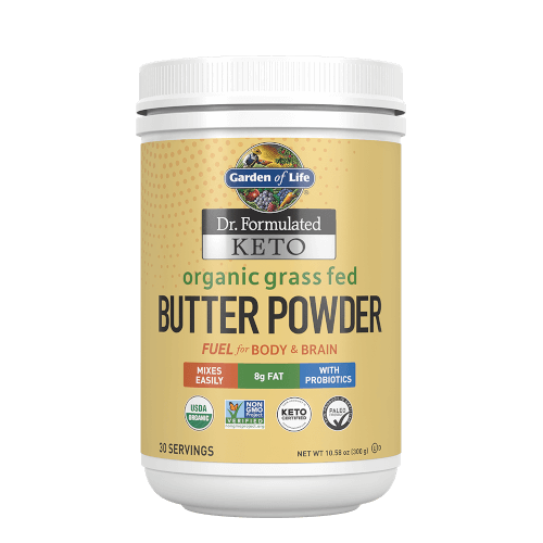 Garden of Life Dr Formulated Keto Organic Grass Fed Butter  10.58 oz Powder