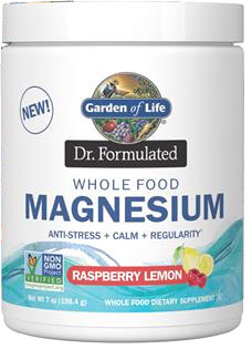 Garden of Life Dr Formulated Magnesium  Raspberry Lemon 14.8 oz Powder