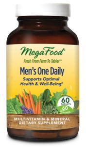 MegaFood Mens One Daily  60 Tablets