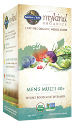 Garden of Life MyKind Organics Mens 40 Plus Multi  60 Tablets