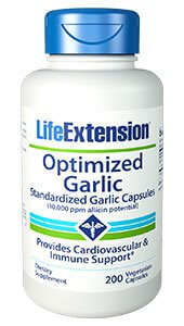Life Extension Optimized Garlic  200 Capsules