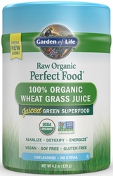 Garden of Life Perfect Food Raw Wheat Grass Juice  Organic 240 gram powder