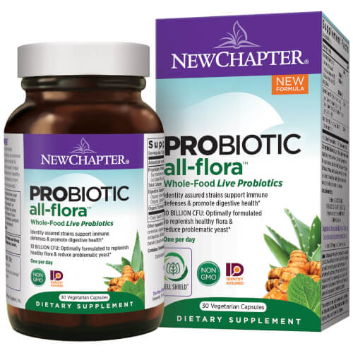 New Chapter Probiotic All Flora  30 Capsules