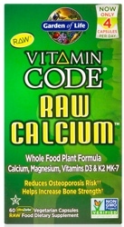 Garden of Life Vitamin Code Raw Calcium  NEW 120 Capsules