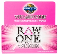 Garden of Life Vitamin Code Raw One for Women  75 Capsules